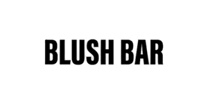 Blush Bar text logo in bold black font on transparent background
