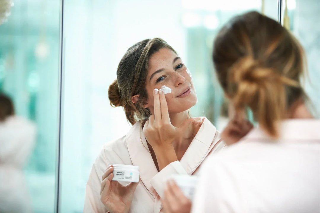 Morning skincare routine